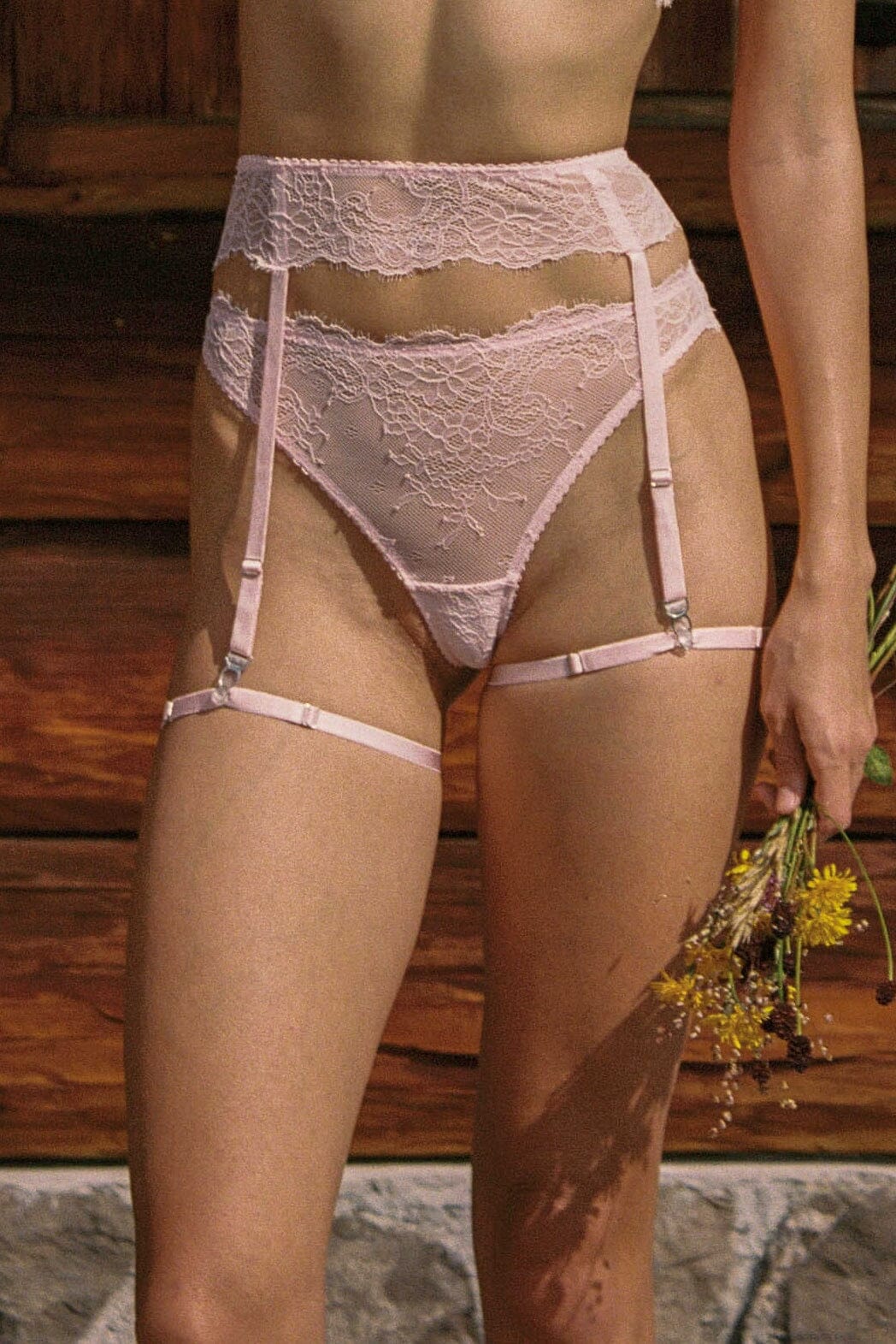Arlissa Pink Garter Belt | Cloud Blvd Arlissa Pink Garter Belt | Cloud Blvd