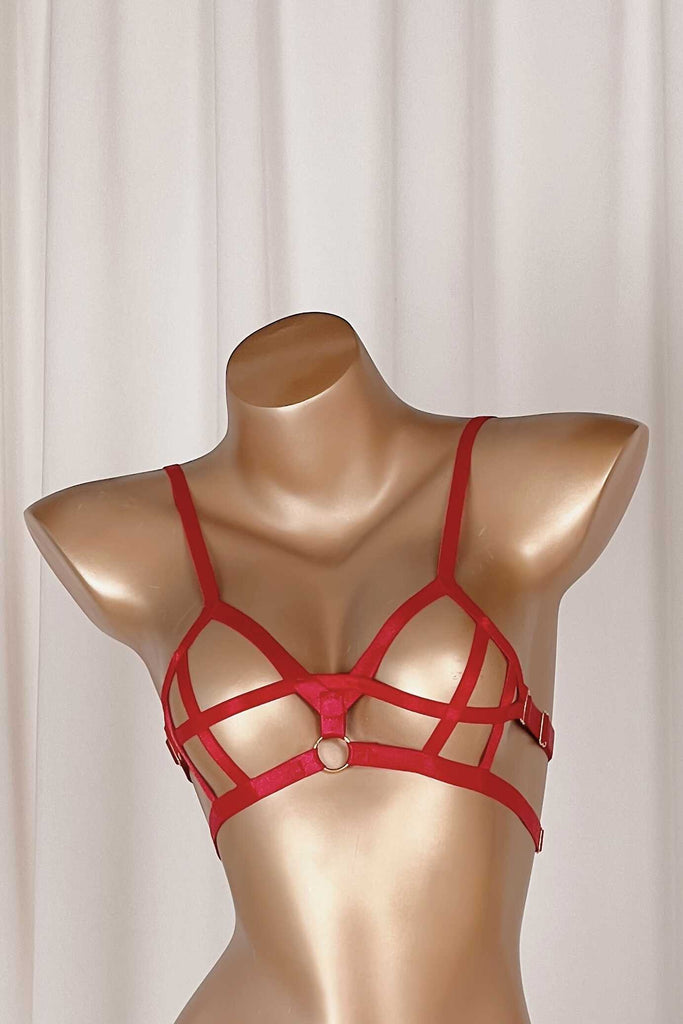 *On Hold 2 - 23/05 - Zendy Red Top/Bottoms HARNESSES Cloud Blvd 