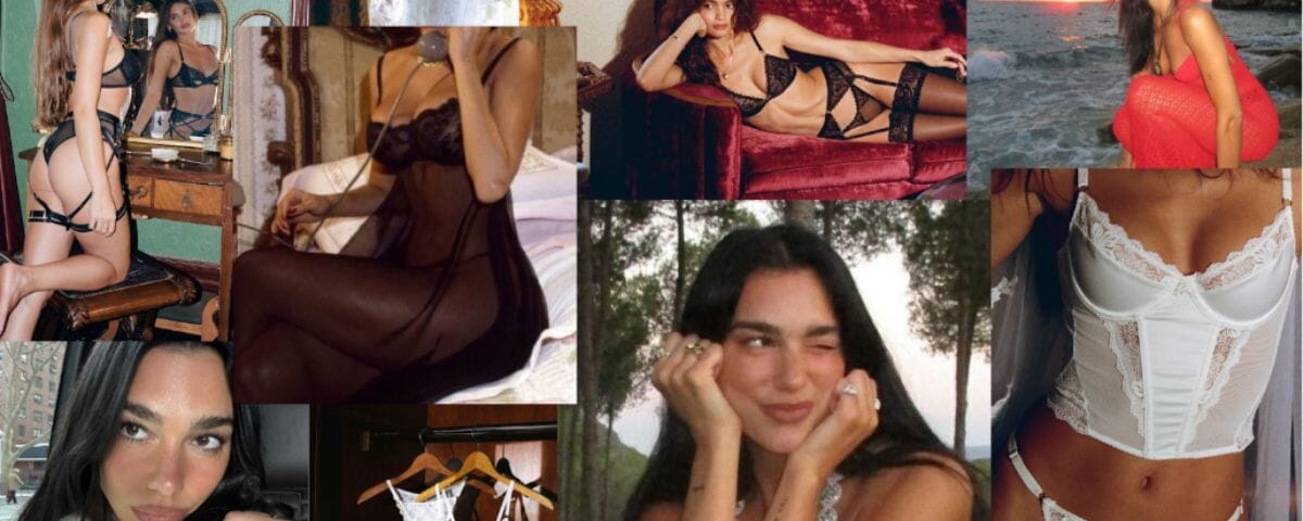 How Dua Lipa Does Cool-Girl Lingerie