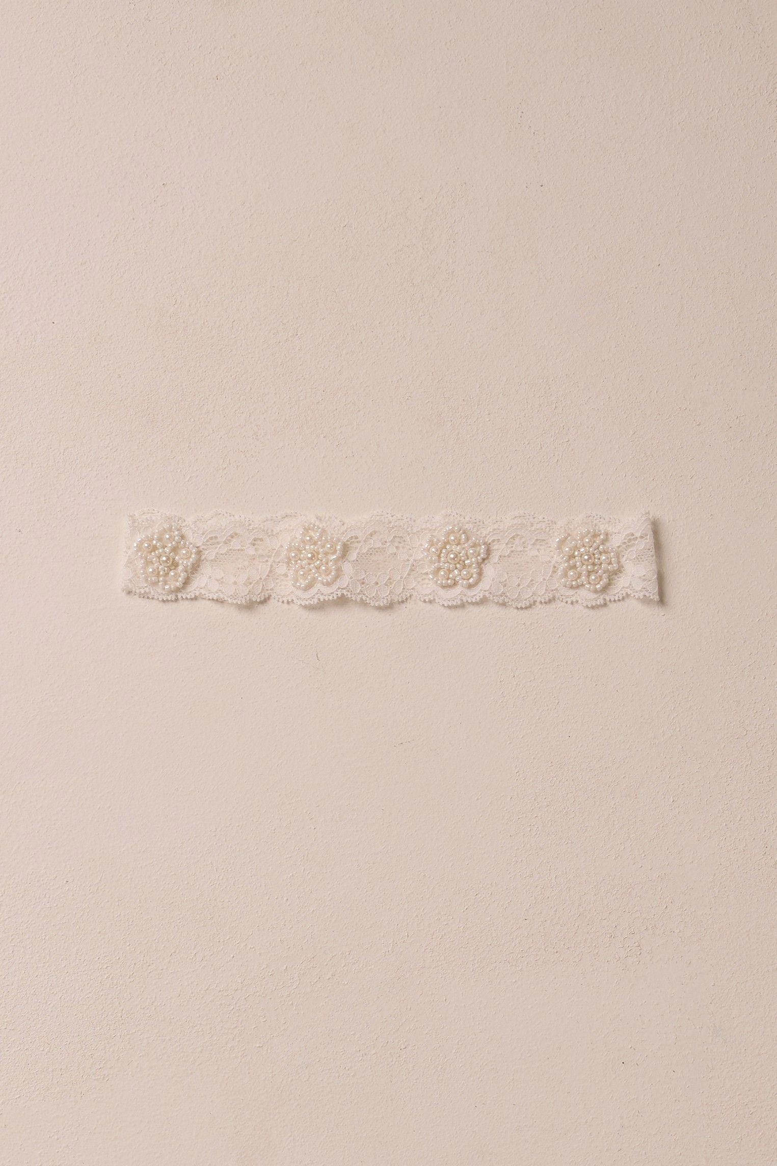 *On Hold TBC - TBC - Mildred White Garter Lingerie Accessories > Garters Cloud Blvd 