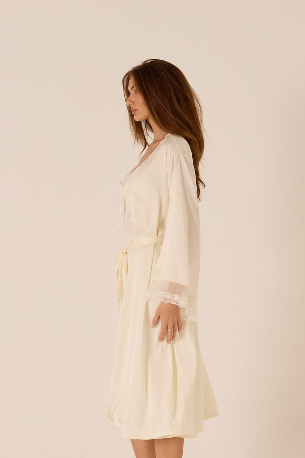 *On Hold TBC - TBC - Adira Cream Robe Lingerie > Robes Cloud Blvd 