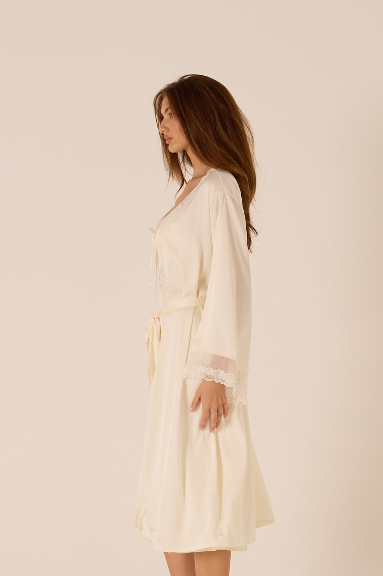 *On Hold TBC - TBC - Adira Cream Robe Lingerie > Robes Cloud Blvd 