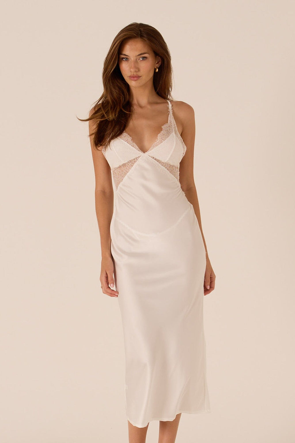 *On Hold TBC - TBC - Antonia White Camisole Lingerie > Camisoles Cloud Blvd 