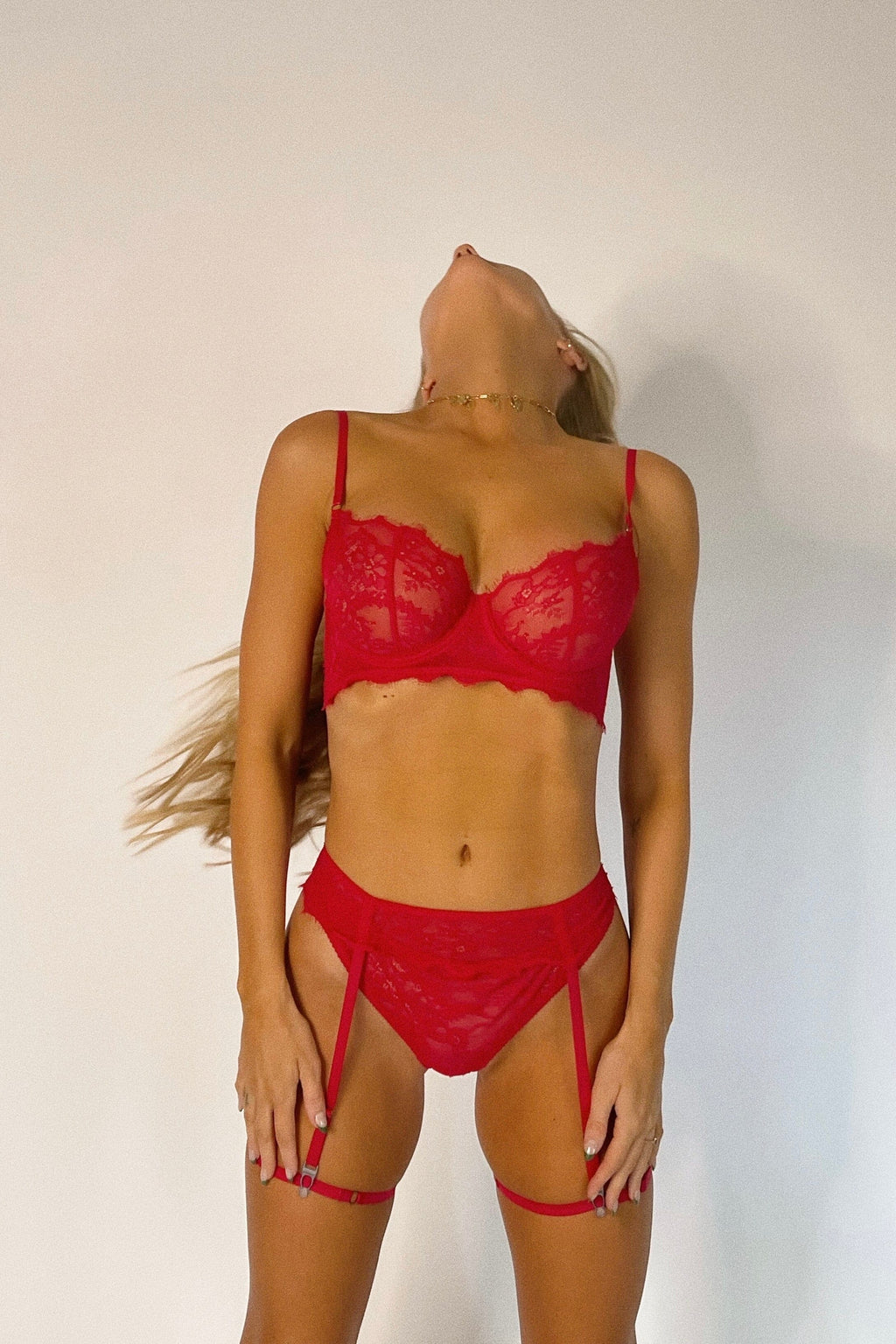 Arlissa Red Bra BRAS Cloud Blvd 