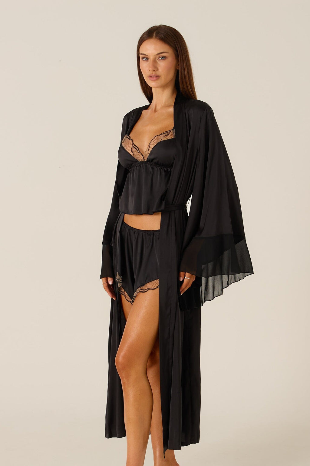 Clarice Black Robe | Cloud Blvd