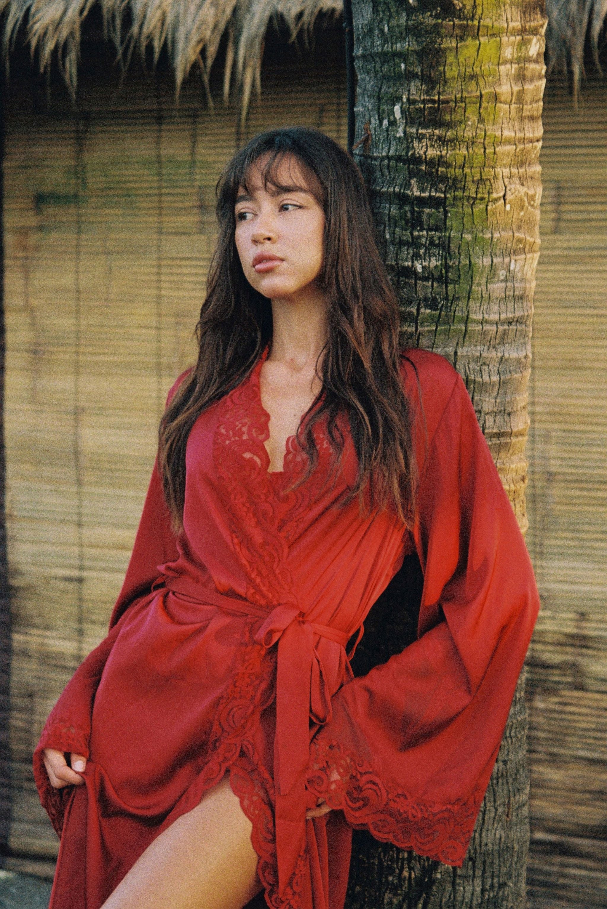 *On hold 7 - 04/12 - Eirene Red Robe Lingerie > Robes Cloud Blvd 