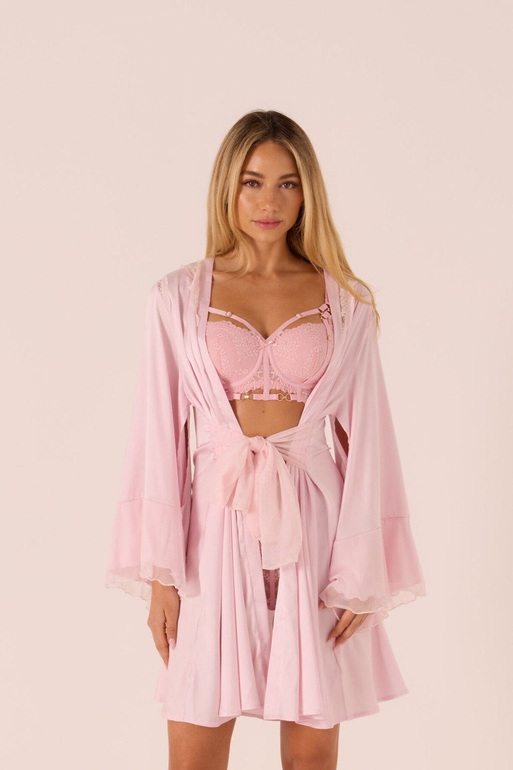*On Hold 5 - 08/09 - Josette Pink Robe ROBES Cloud Blvd 