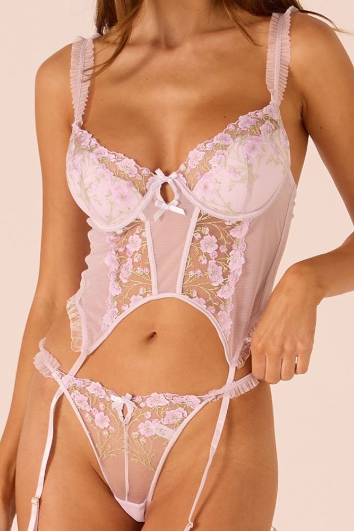 *On Hold 5 - 08/09 - Lettie Lavender Corset Lingerie > Corsets Cloud Blvd 