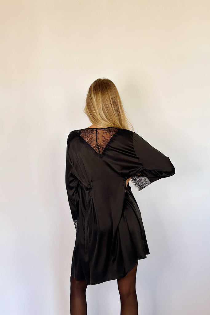 Yolanda Black Robe ROBES Cloud Blvd 