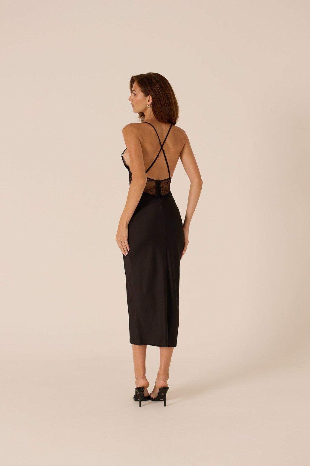 Antonia Black Camisole Lingerie > Camisoles Cloud Blvd 