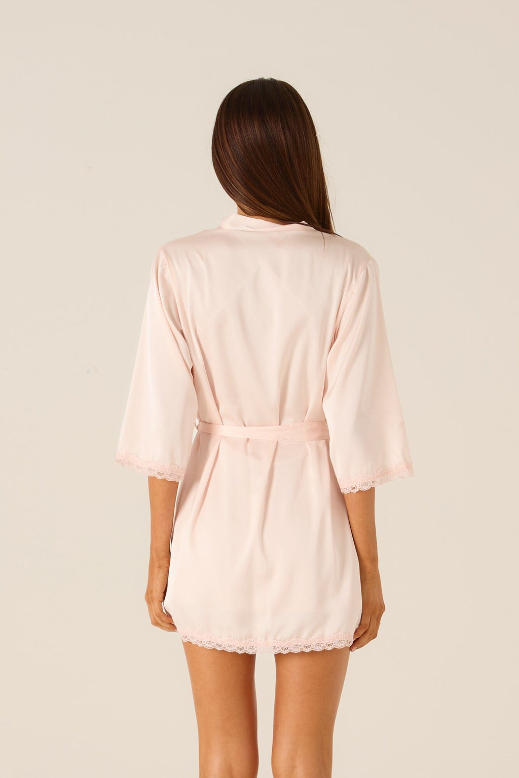 *On Hold TBC - 7/9 - Araminta Pink Robe Lingerie > Robes Cloud Blvd 