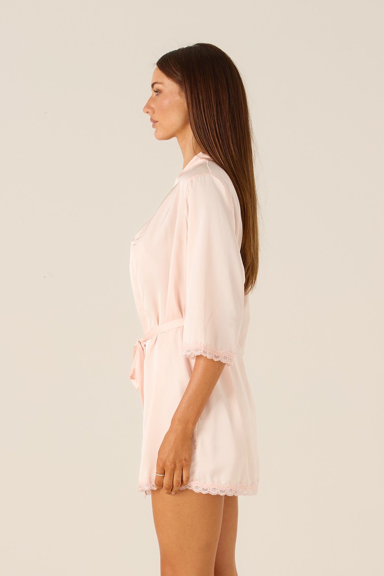 *On Hold TBC - 7/9 - Araminta Pink Robe Lingerie > Robes Cloud Blvd 