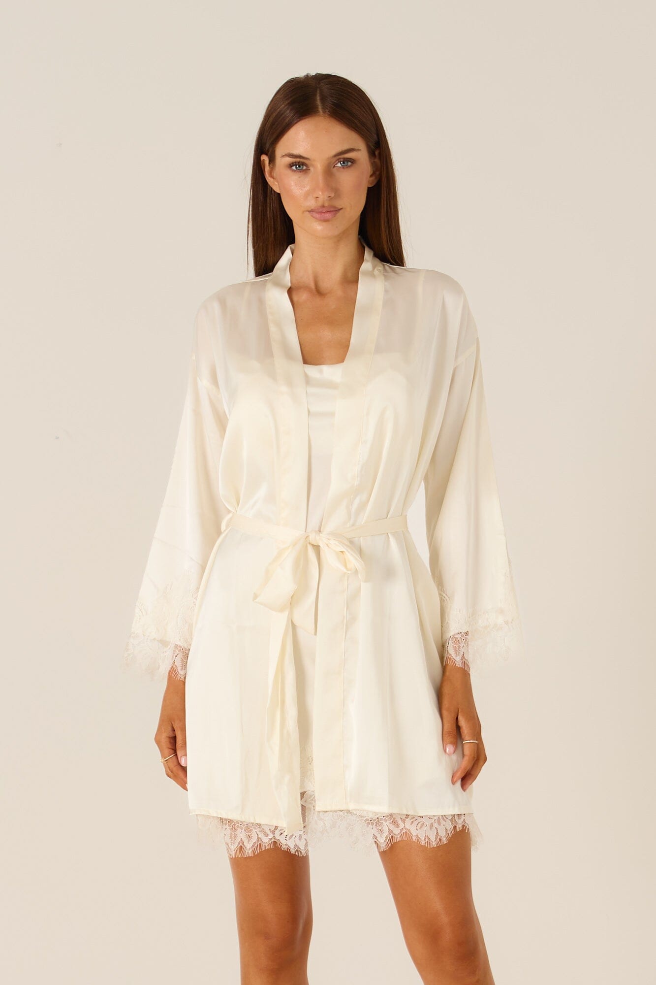 *On Hold TBC - TBC - Arden Ivory Robe Lingerie > Robes Cloud Blvd 