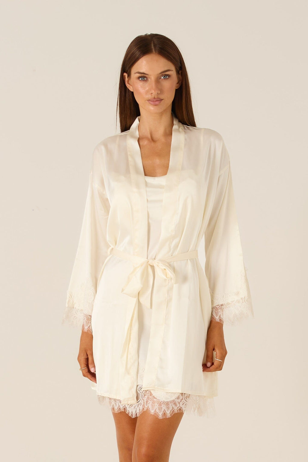 *On Hold TBC - TBC - Arden Ivory Robe Lingerie > Robes Cloud Blvd 