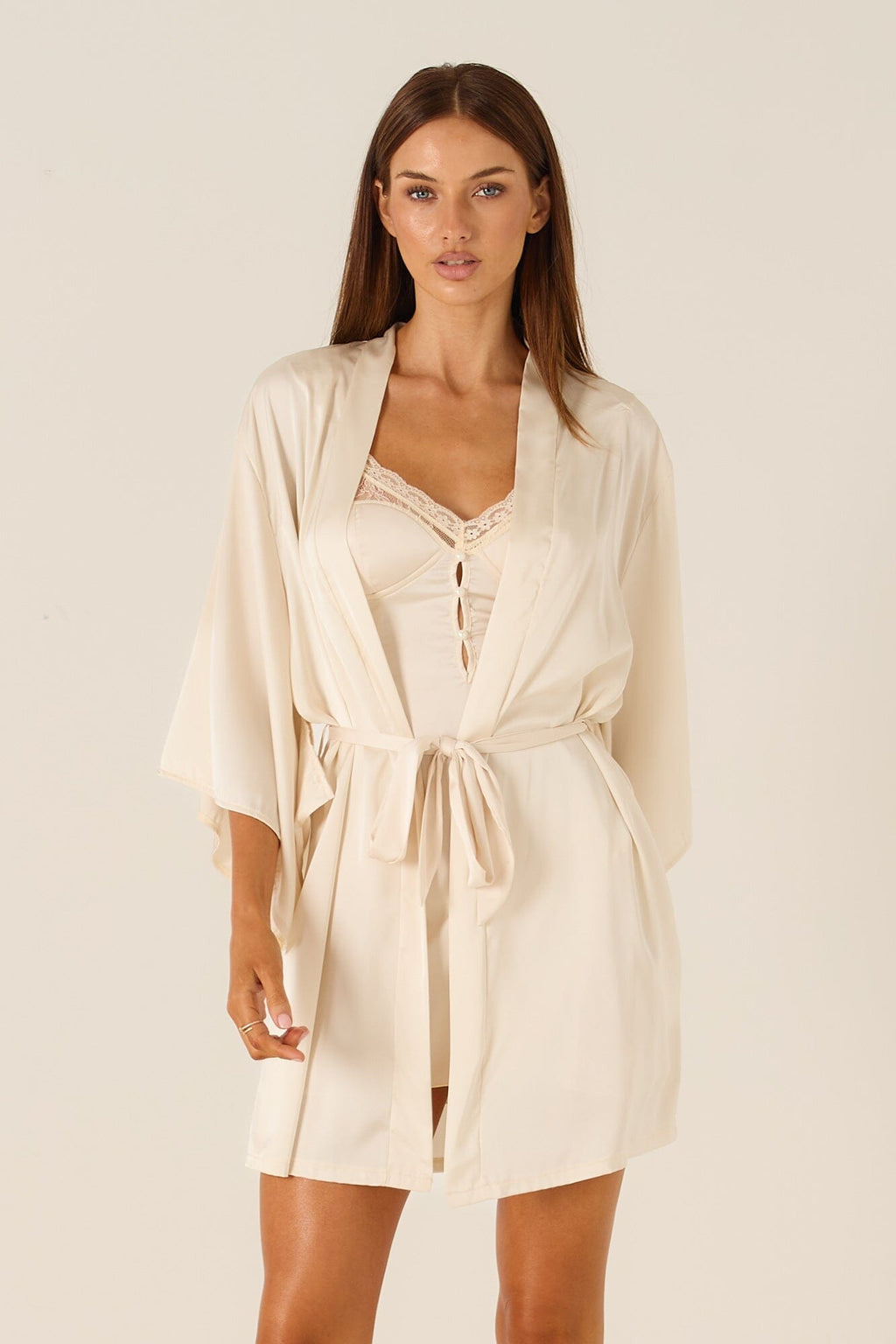 *On Hold TBC - TBC - Clarence Yellow Robe Lingerie > Robes Cloud Blvd 