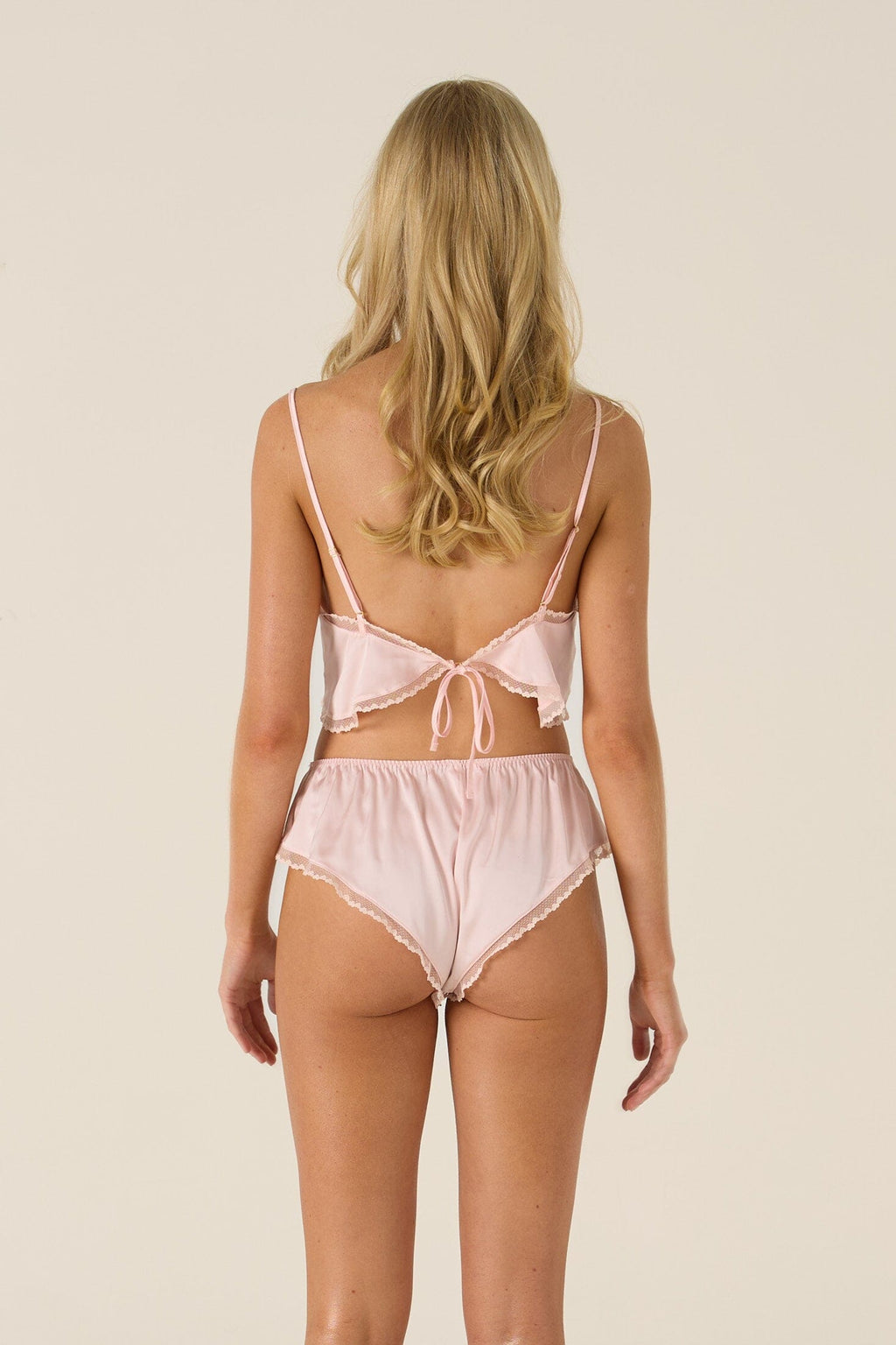 *On Hold TBC - 7/9 - Cleo Pink Camisole Set Lingerie > Camisoles Cloud Blvd 