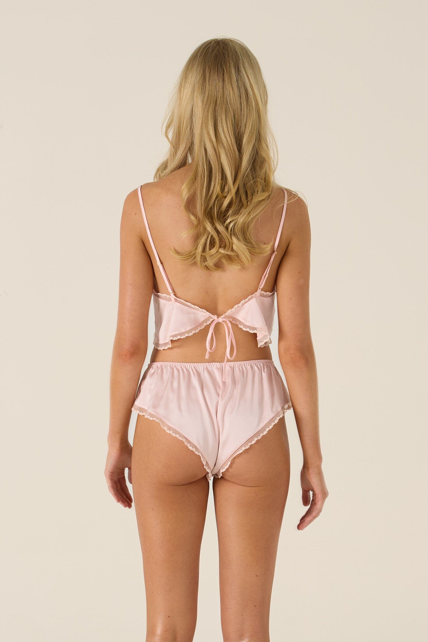 *On Hold TBC - 7/9 - Cleo Pink Camisole Set Lingerie > Camisoles Cloud Blvd 
