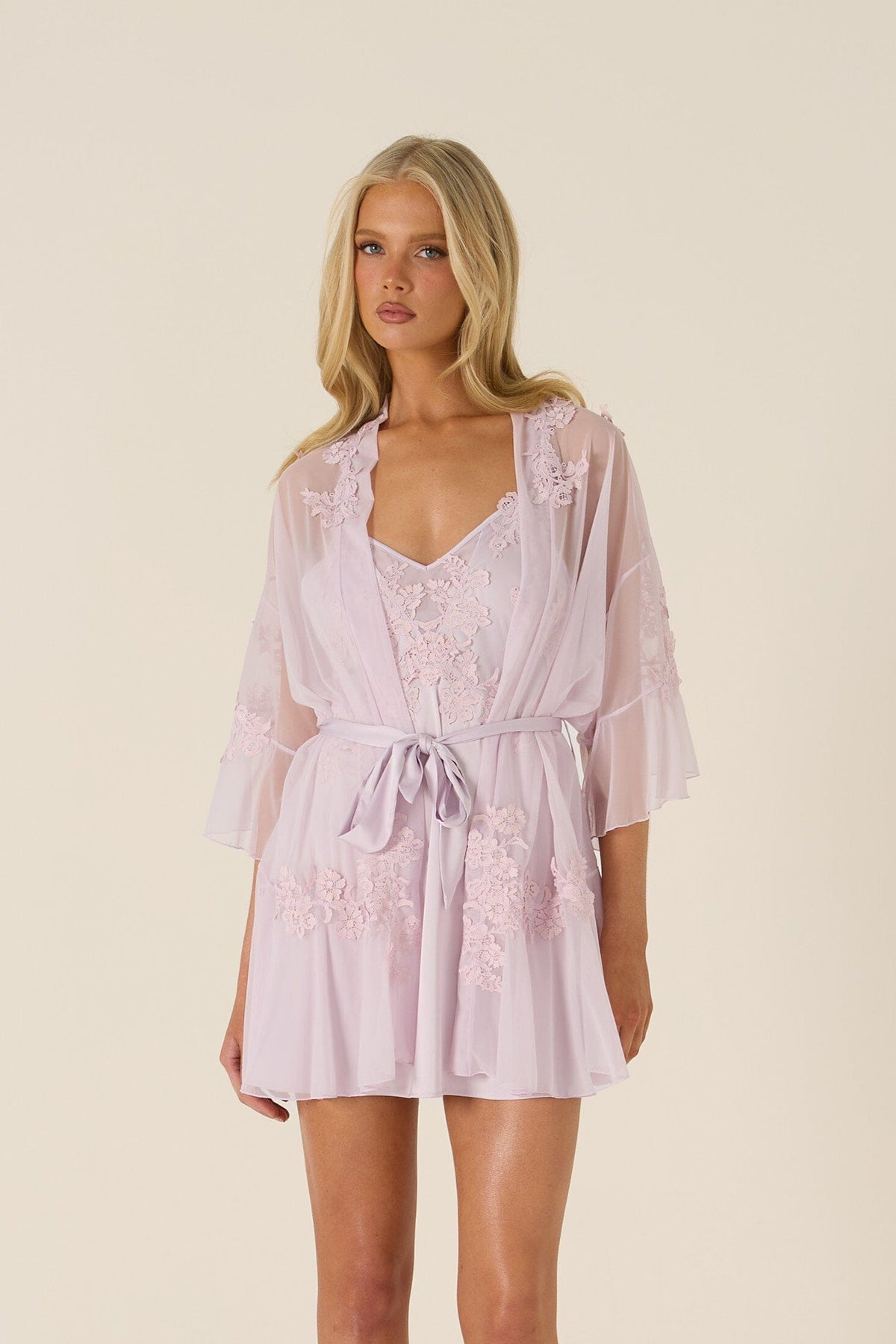 *On Hold TBC - 7/9 - Eira Lavender Robe Lingerie > Robes Cloud Blvd 