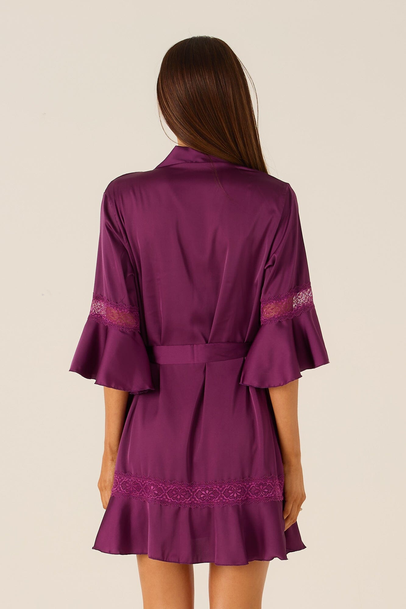 *On Hold TBC - TBC - Elara Purple Robe Lingerie > Robes Cloud Blvd 
