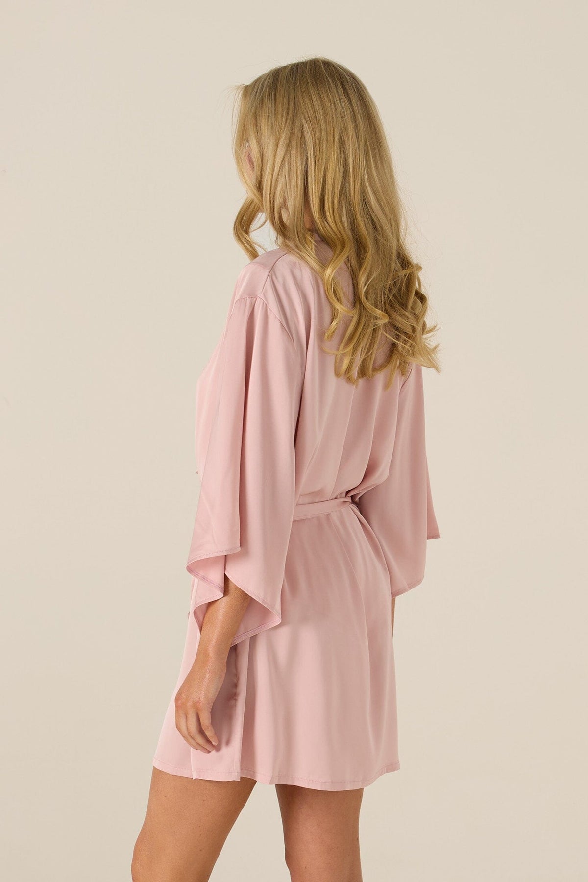 *On Hold TBC - 7/9 - Faye Pink Robe Lingerie > Robes Cloud Blvd 