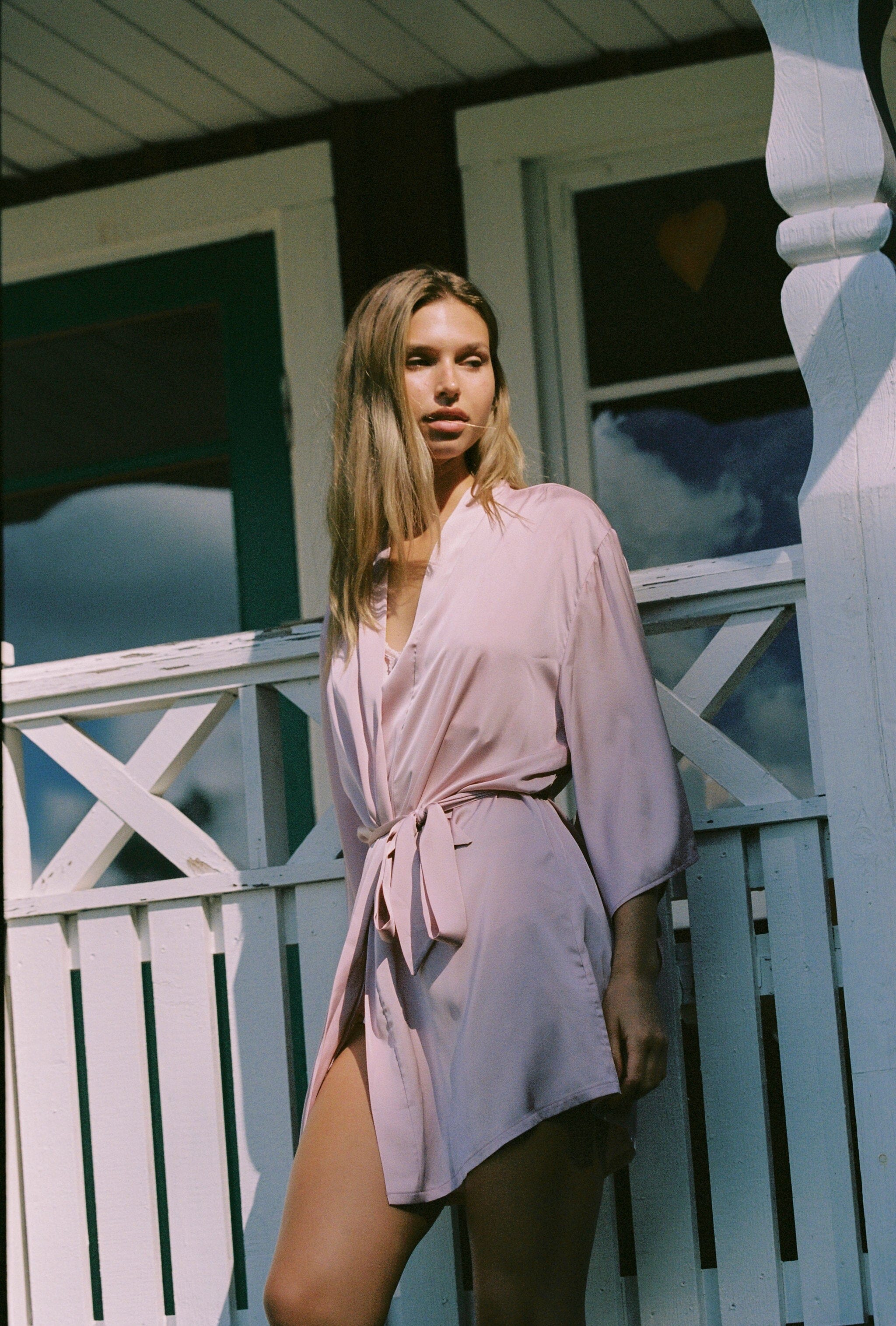 *On Hold TBC - 7/9 - Faye Pink Robe Lingerie > Robes Cloud Blvd 