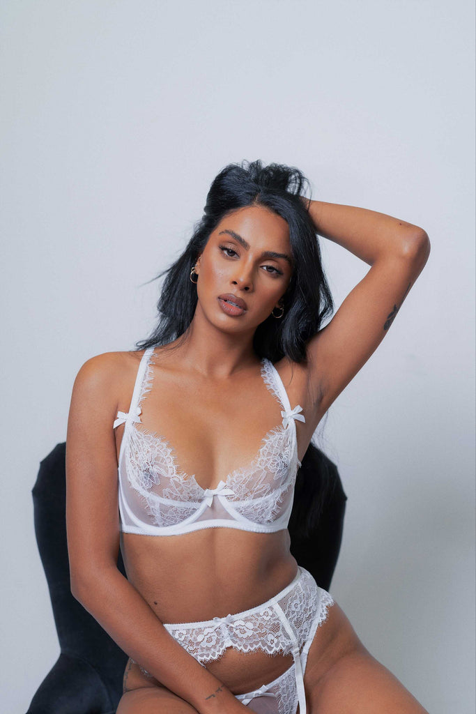 Felicita White Bra BRAS Cloud Blvd 