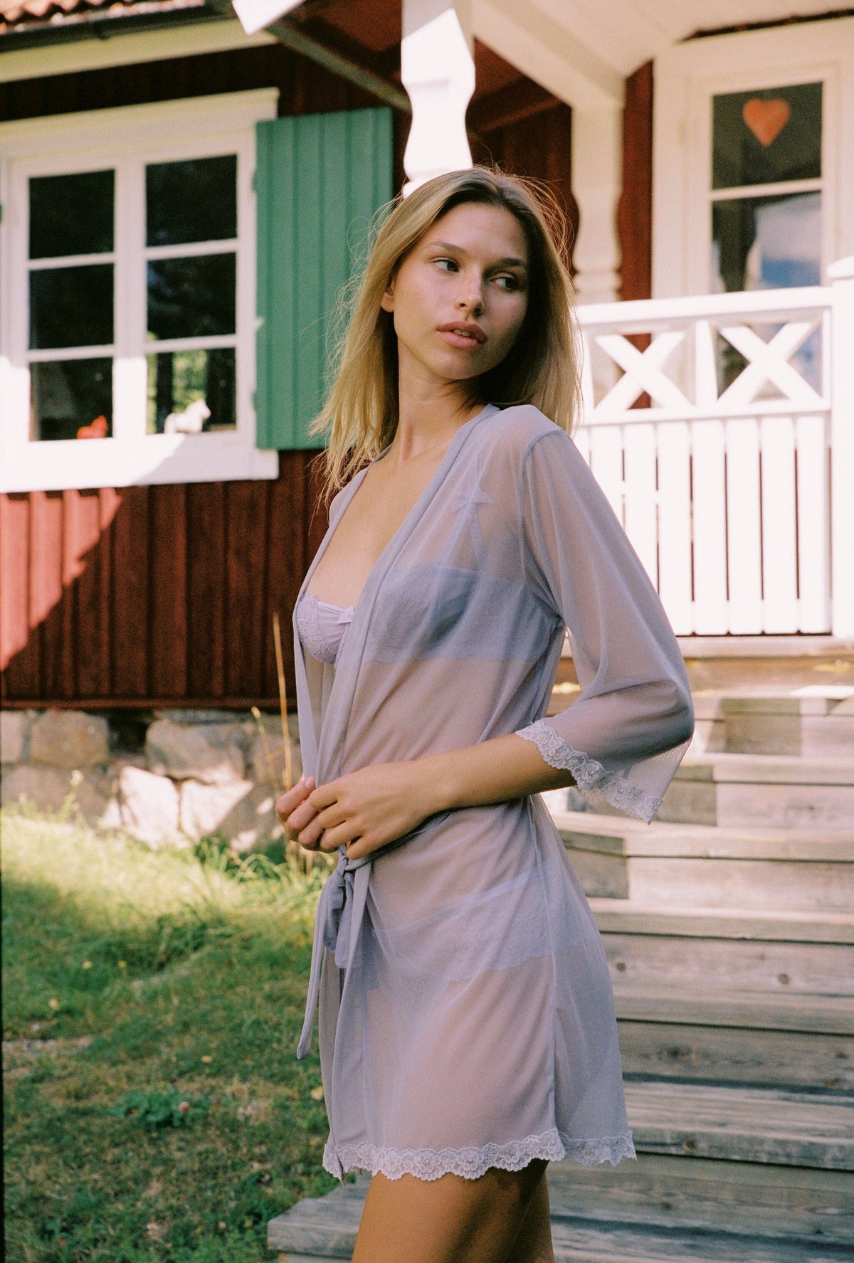 Fiorella Lavender Robe Lingerie > Robes Cloud Blvd 