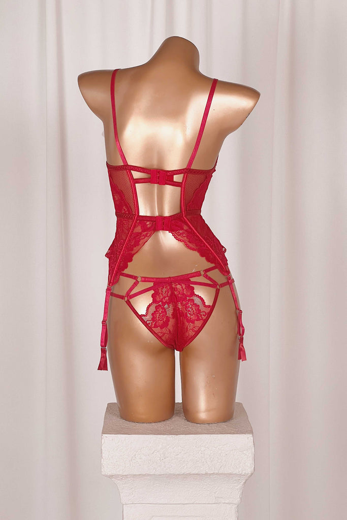 *On Hold | 06/11 | Oriana Red Corset CORSETS & BUSTIERS Cloud Blvd 