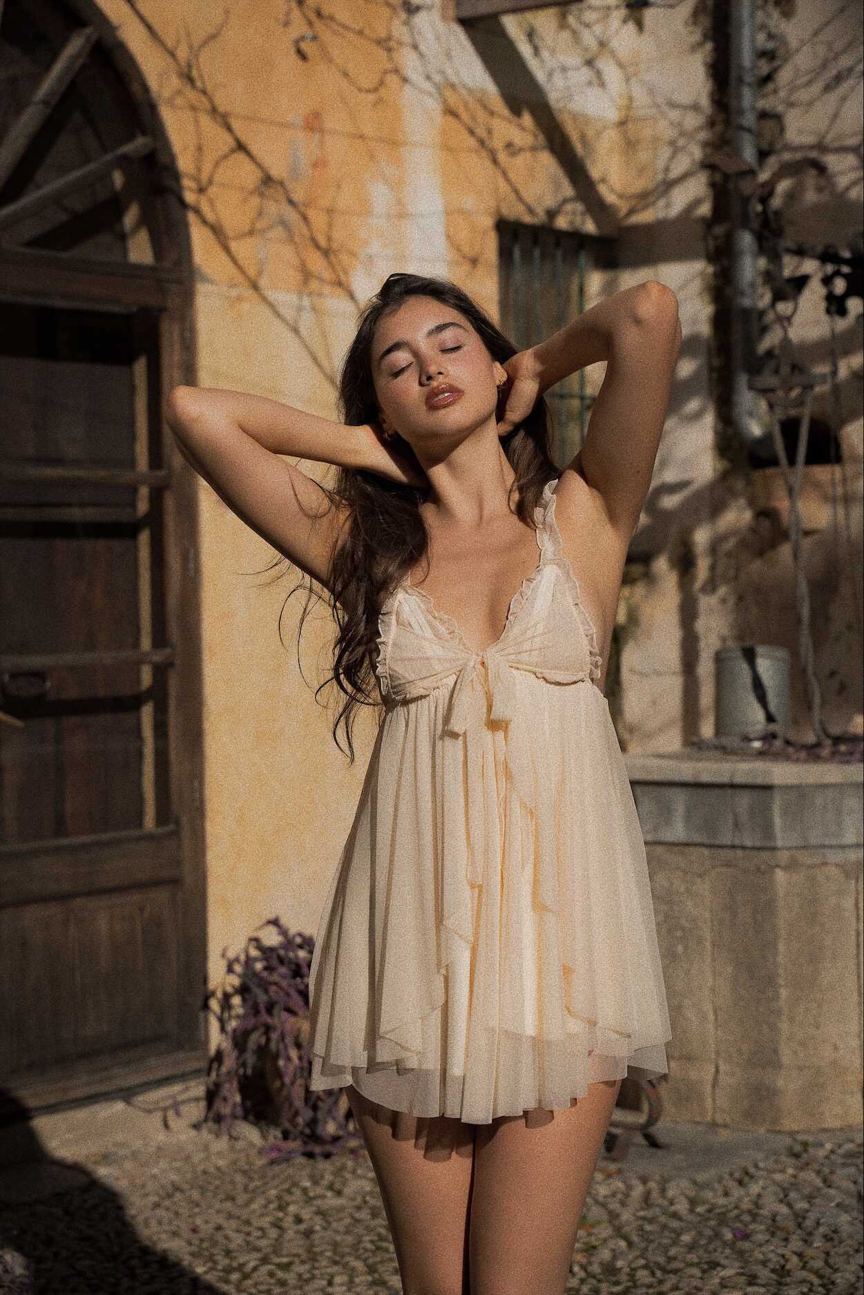 *On Hold 5 - 13/01 - Primrose Yellow Babydoll BABYDOLLS Cloud Blvd 