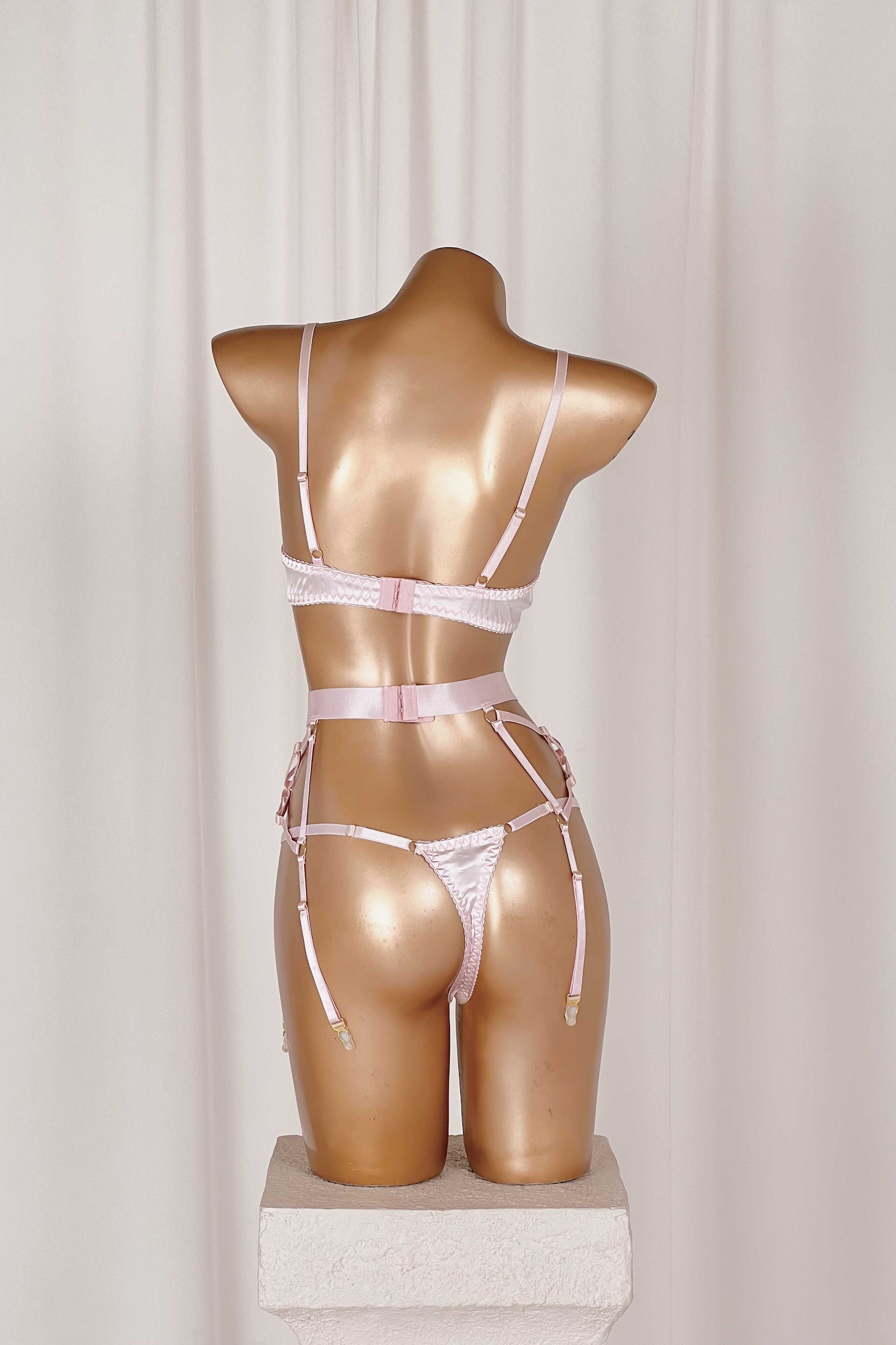 Rosalia Pink Suspenders SUSPENDERS Cloud Blvd 