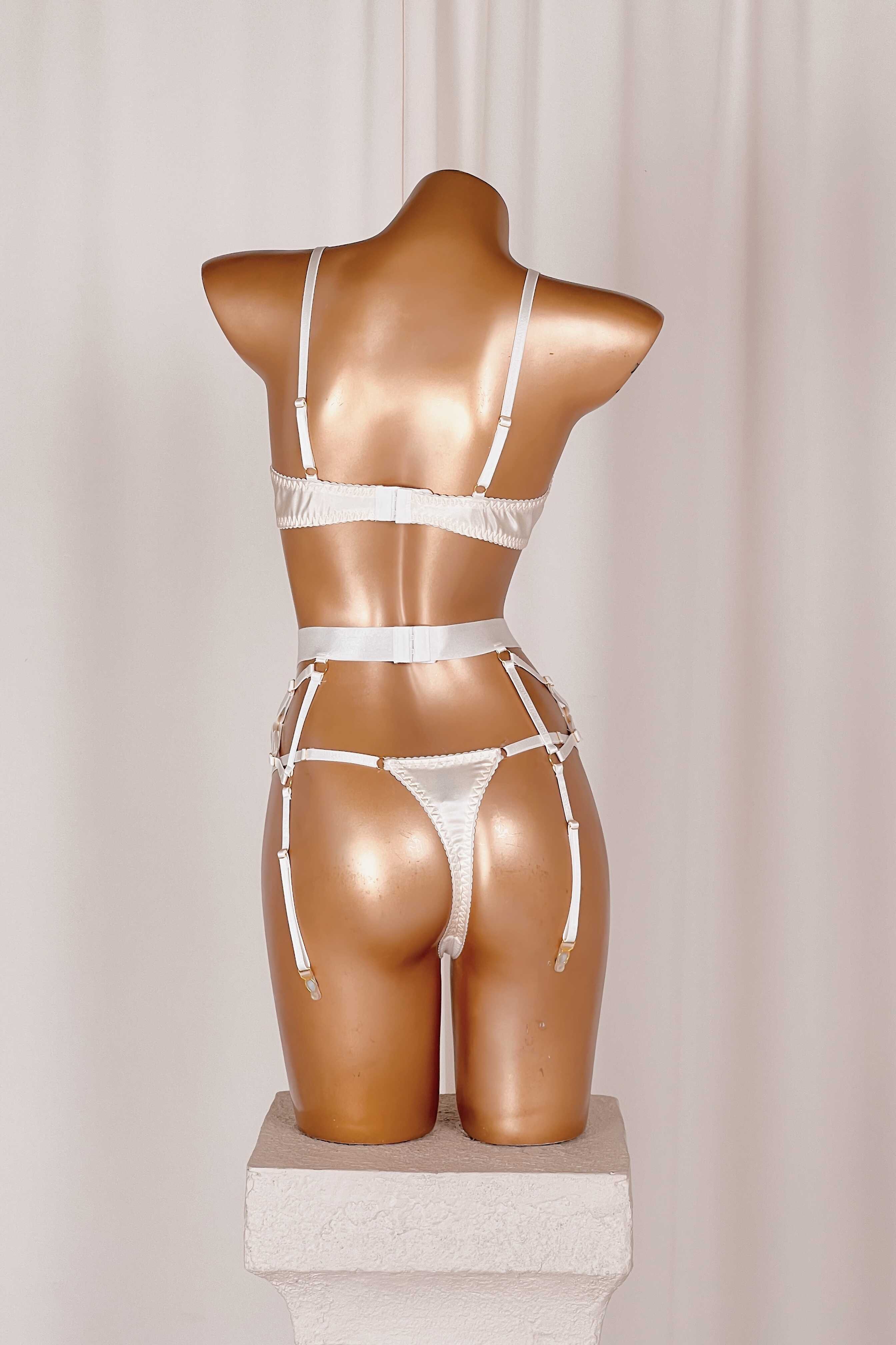 Rosalia White Suspenders SUSPENDERS Cloud Blvd 