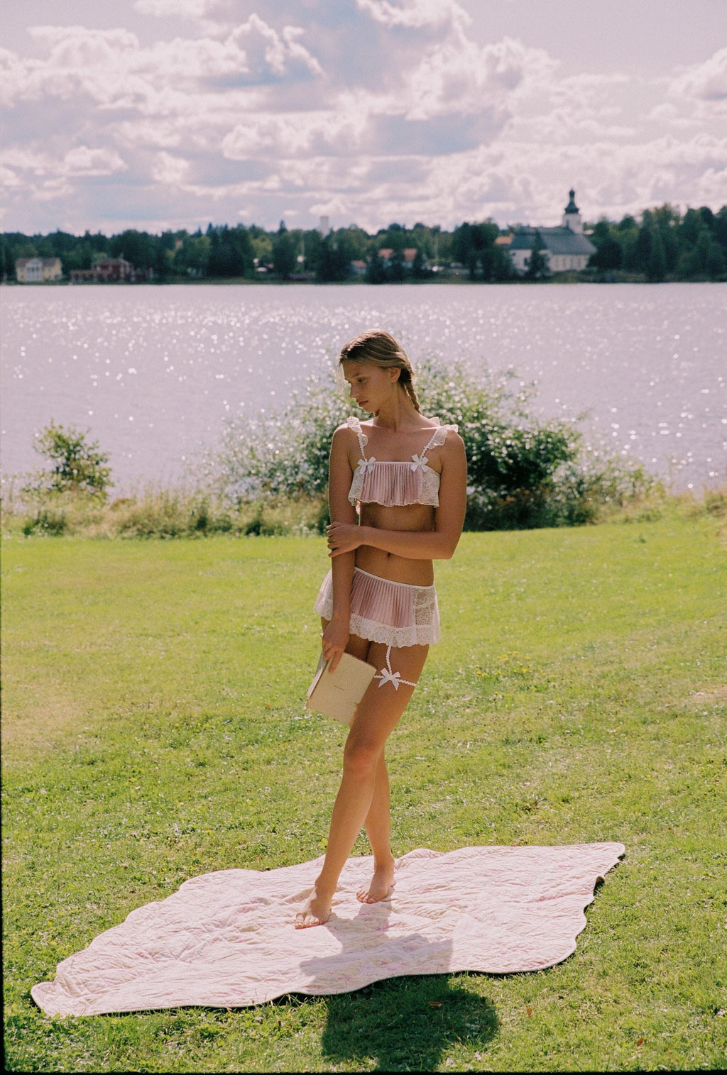 *On Hold TBC - 7/9 - Tansy Pink Camisole Set Lingerie > Camisoles Cloud Blvd 