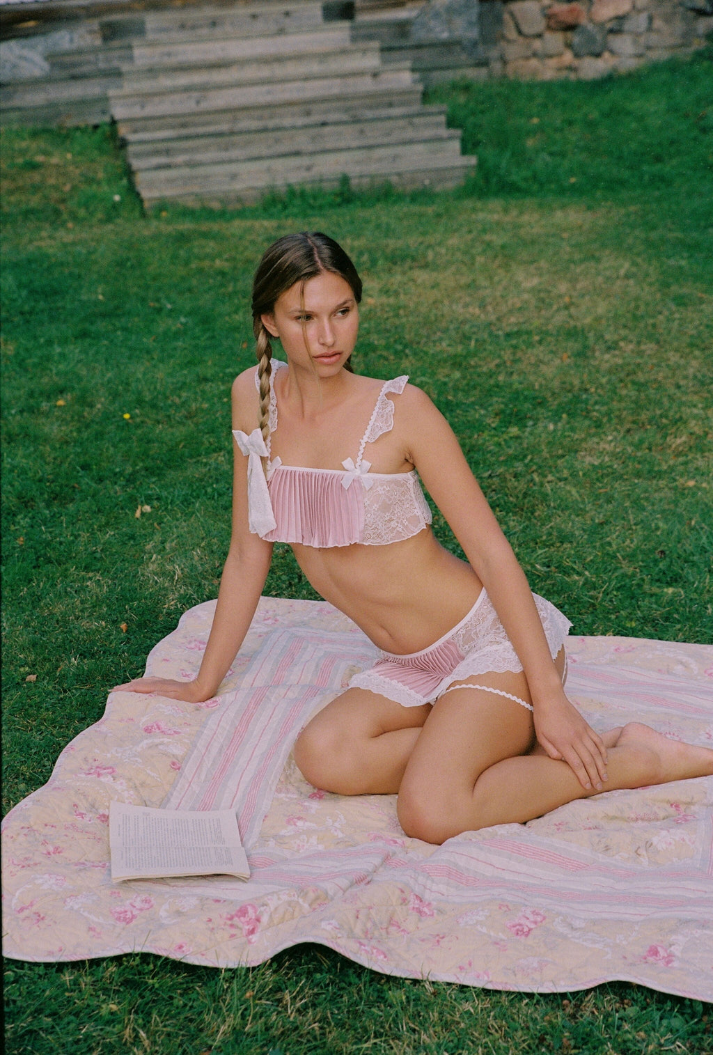 *On Hold TBC - 7/9 - Tansy Pink Camisole Set Lingerie > Camisoles Cloud Blvd 