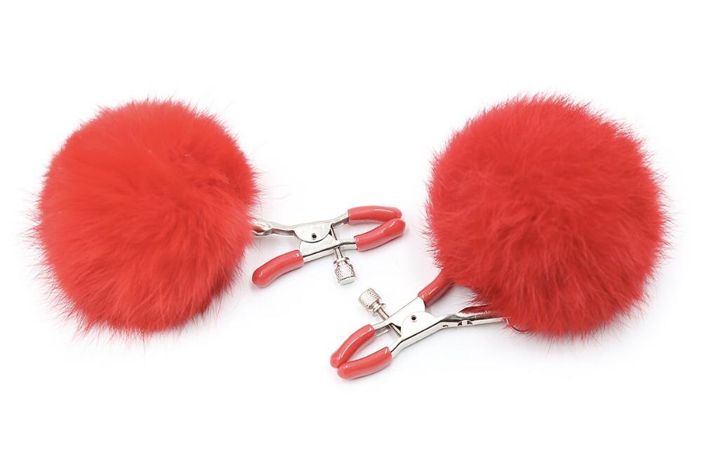 Snookums Red Nipple Clamps ACCESSORIES Cloud Blvd 