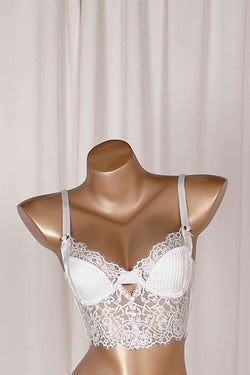 *On Hold 6 - 12/09 - Carmine White Bustier Corsets & Waspies Cloud Blvd 