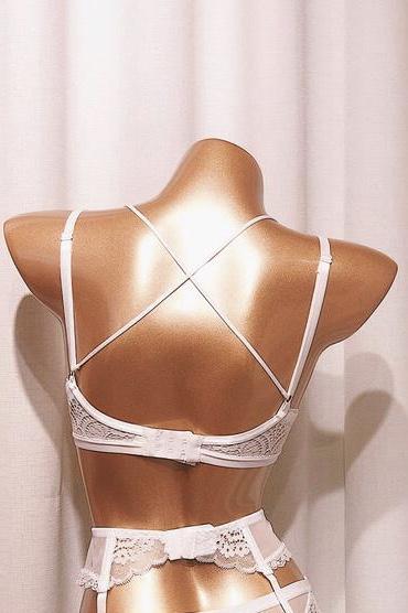 Giulia White Bra BRAS Cloud Blvd 