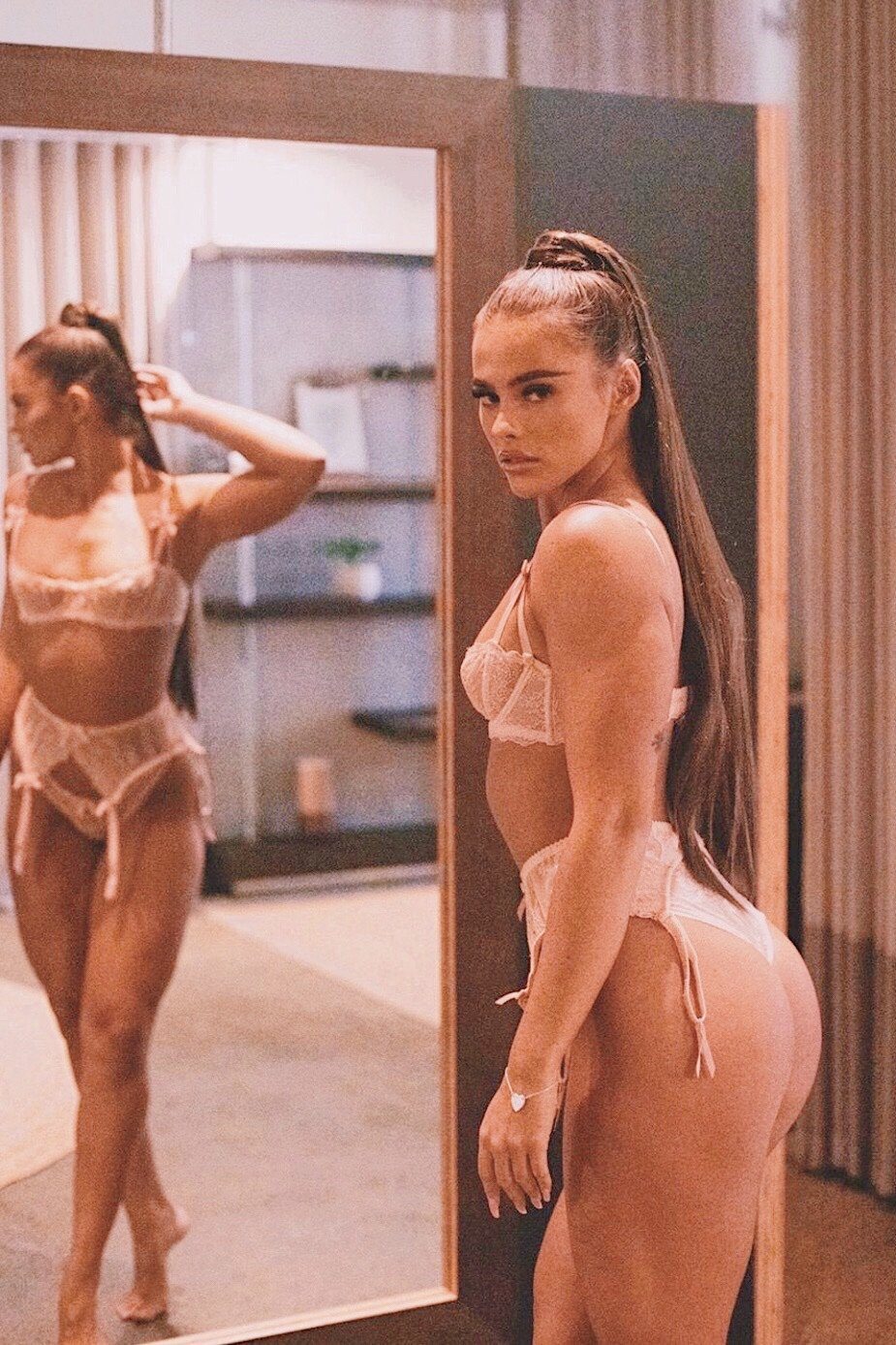 Louella Pink Suspenders SUSPENDERS Cloud Blvd 